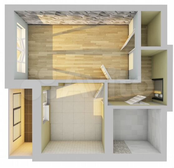 1-к. квартира, 35,9 м², 22/25 эт.