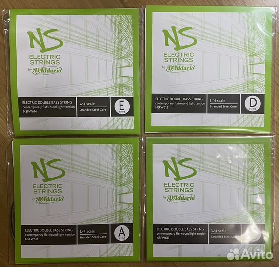Струны Daddario nsfw610 для контрабаса NS Design