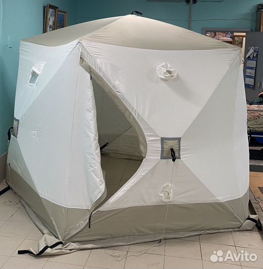 Палатка для зимней рыбалки следопыт премиум