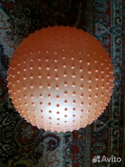 Набор мяч массажный для фитнеса с насосом