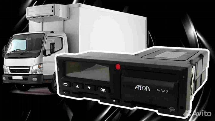 Тахограф Atol (Новый) с скзи (нкм). С гарантией