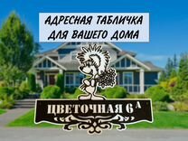 Адресная табличка для вашего дома