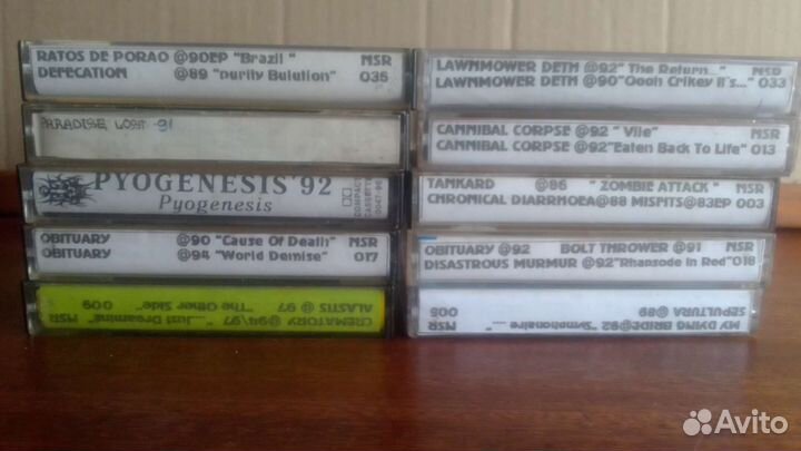 Аудиокассеты с записью и новые