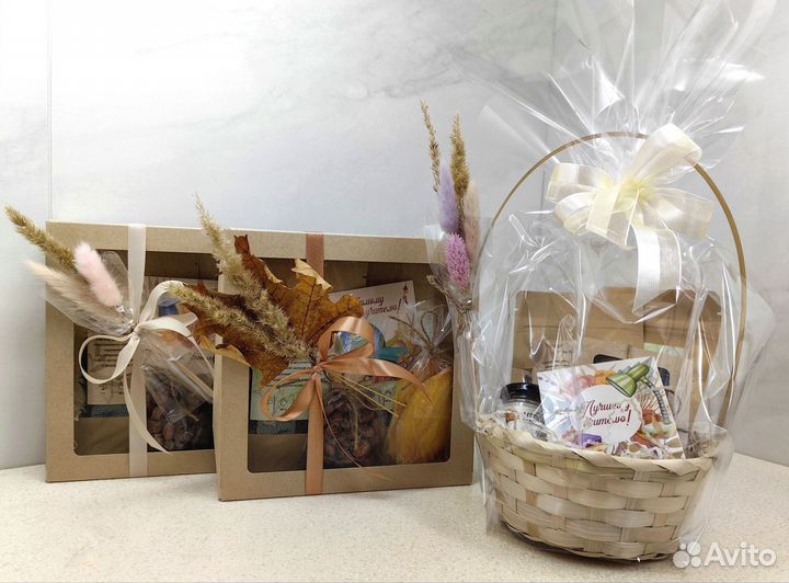 Набор с чаем и сладостями, подарочный набор