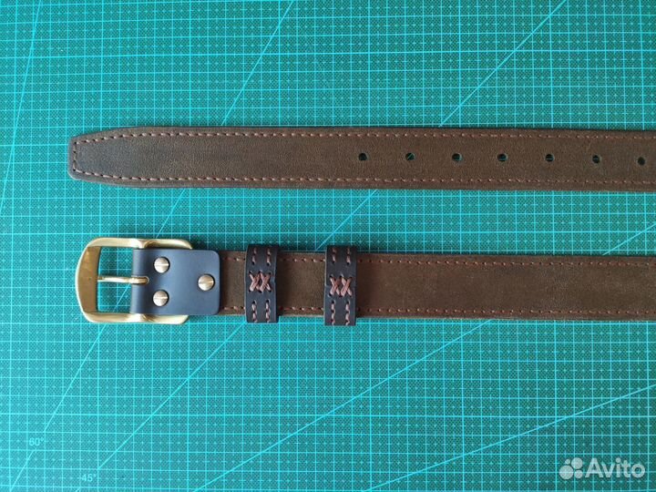 Ремень 35 мм из натуральной кожи «Модельный»