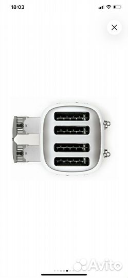 Тостер smeg на 4 тоста новый