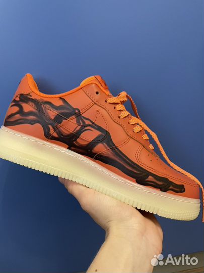 Кроссовки nike air force 1 skeleton