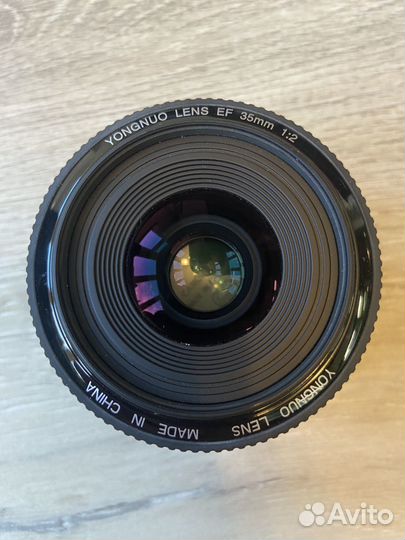Объектив yongnuo ef 35mm 2.0 Canon
