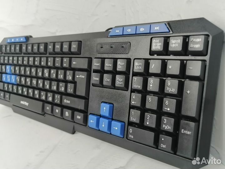 Клавиатура ONE 221, USB, мультимедийная, черная