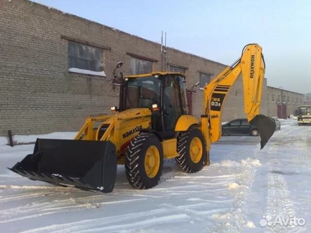 Эксковатор погрузчик komatsu все виды работ