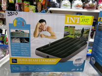 Матрас надувной intex classic downy airbed fiber 1910х760 мм высота 250мм 64756