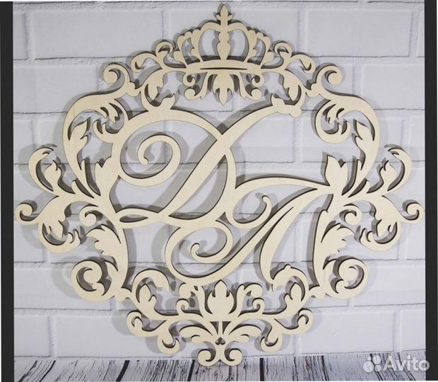 Монограмма на свадьбу (под заказ)