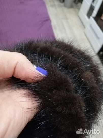 Норковая повязка на голову