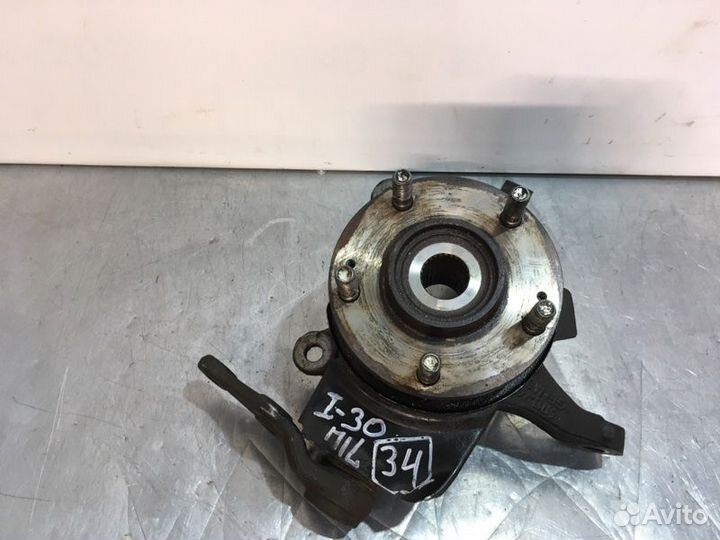 Кулак поворотный ступица в сборе передний левый