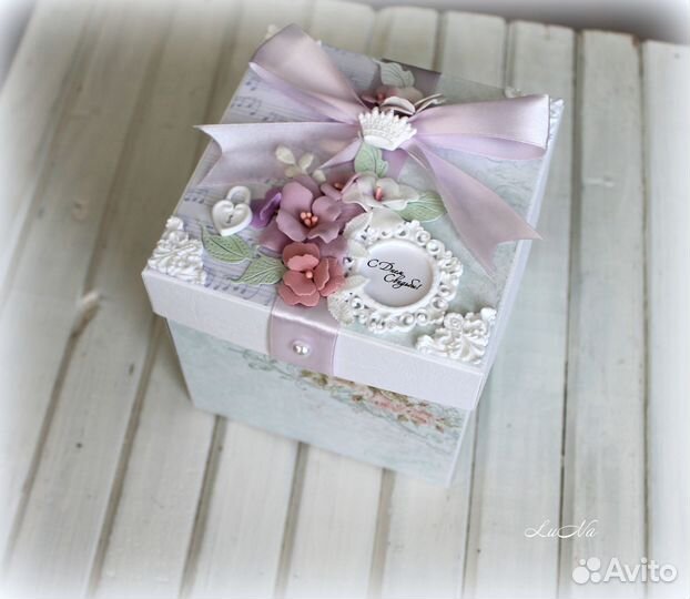 Свадебная коробочка для денег