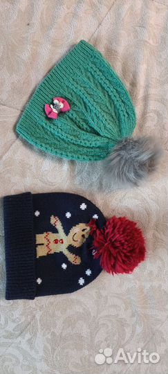 Шапка детская демисезонная 6-12 месяцев