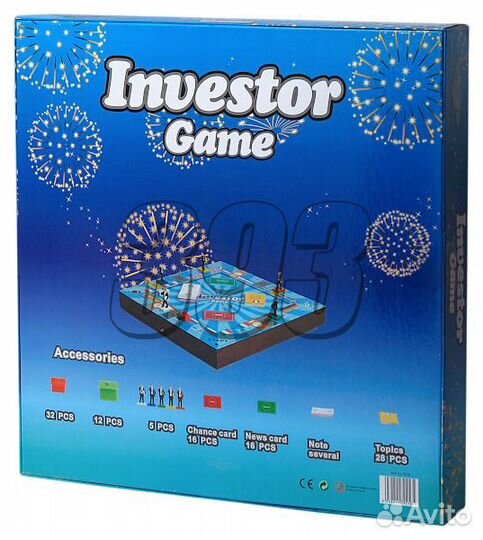 Настольная игра Investor Game (деревянная (29778)