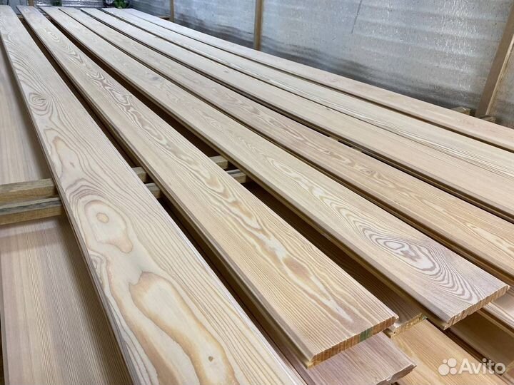 Вагонка лиственница (имит.бруса)