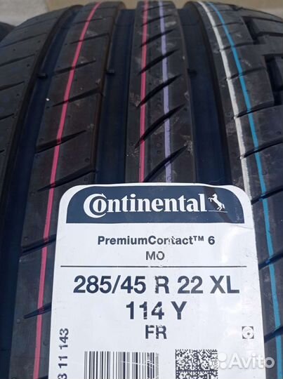 Continental PremiumContact 6 285/45 R22 и 325/40 R22 114Y