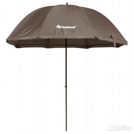 Зонт с тентом nisus, диаметр 2.4 м, прямой, закрыт
