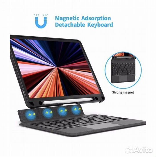 Чехол-клавиатура для планшета 12.9