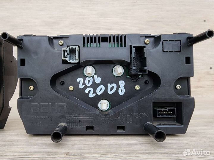 Блок управления климатом Peugeot 206