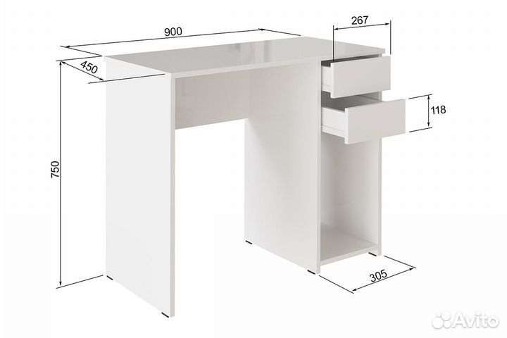 Стол компьютерный ск-03