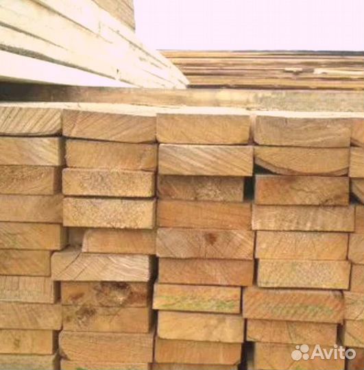 Доска обрезная ест. влаж. 25х100 6м сорт 1