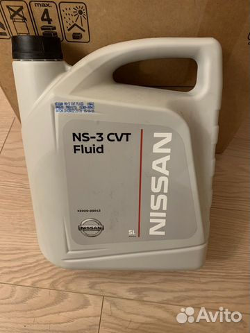 Масло трансмиссионное Nissan NS-3 CVT Fluid 5л