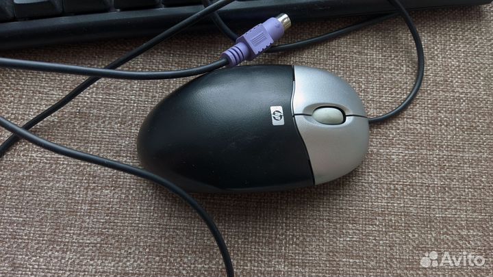 Клавиатура и мышь HP ps2,USB, Logitech, VGA кабель