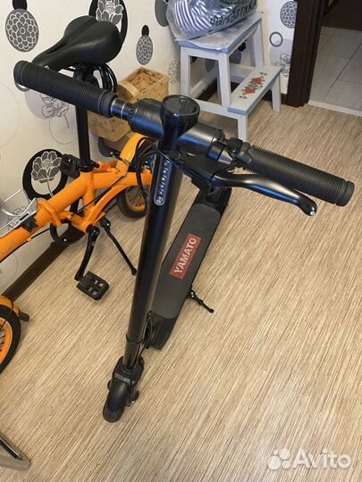 Самокат взрослый yamato электрический бу