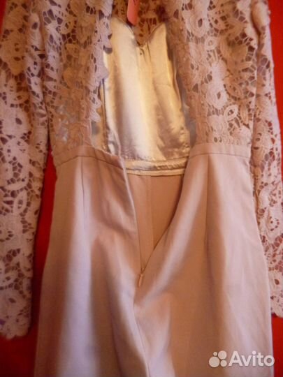 Новый с ажурной вставкой женский комбинезон 40 раз