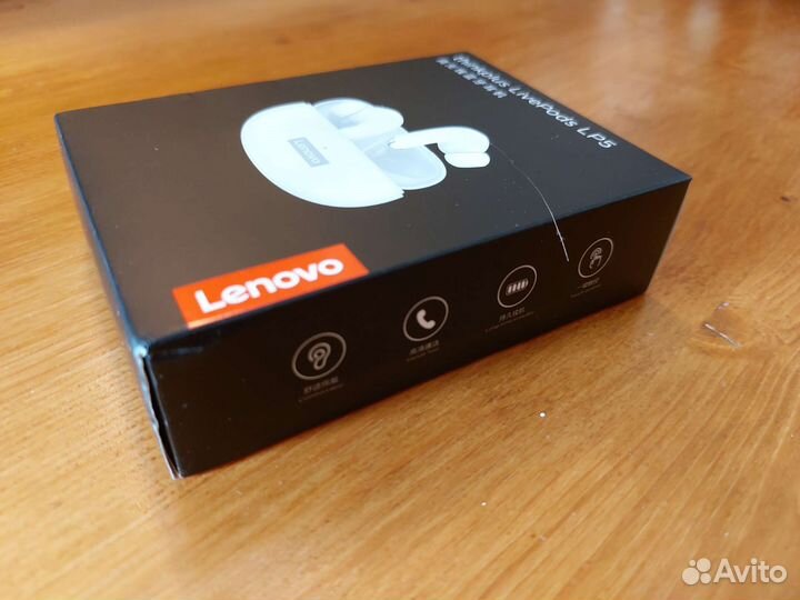 Беспроводные Bluetooth наушники Lenovo LP5, Hi-Fi