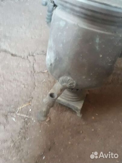 Самовар на дровах старинный