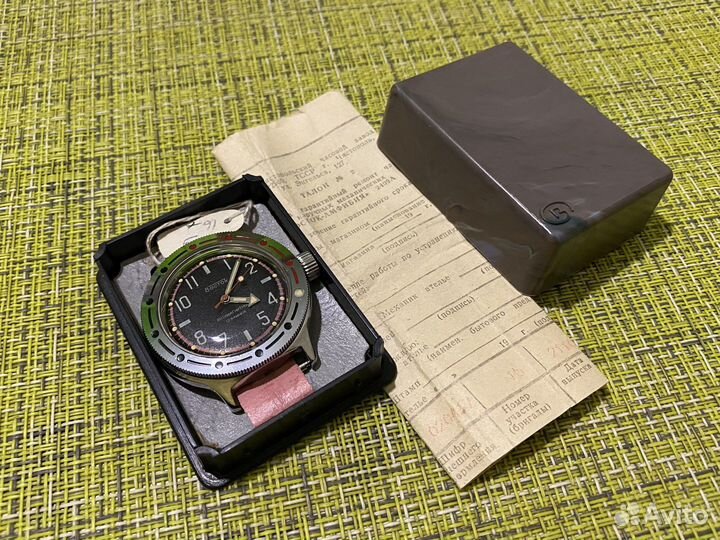 СССР Часы Восток Амфибия 2409А Новые NOS