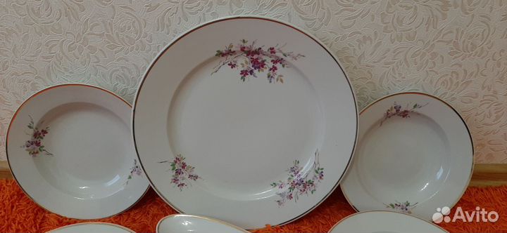 Сервиз столовый Дулево СССР остатки