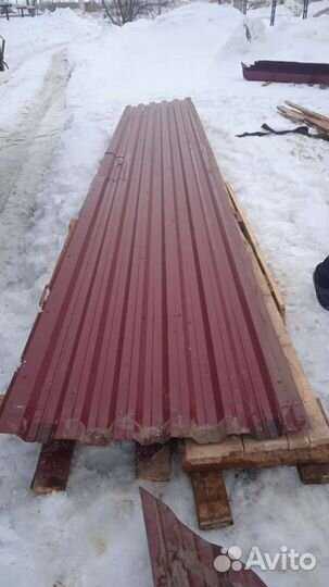Листы профнастила бу