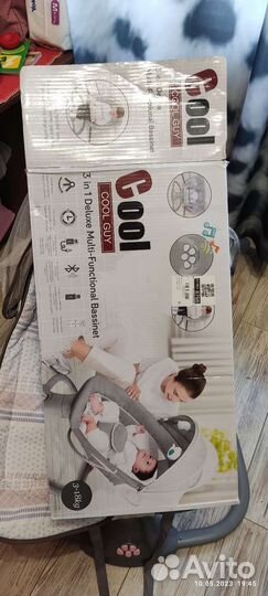 Электронные качели шезлонг cool GUY 3-18кг