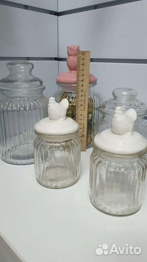 Банка стеклянная с крышкой