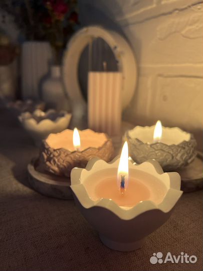 Свечи из соевого воска