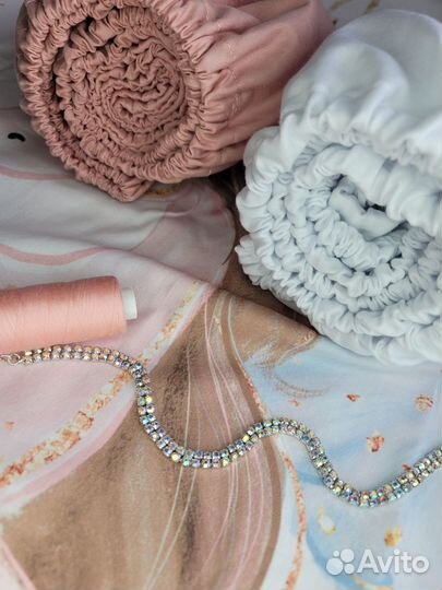 Простынь на резинке 75 на 75, 90на60, 95 на 65