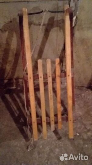 Санки деревянные