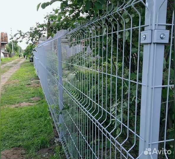 Забор из 3д сетки