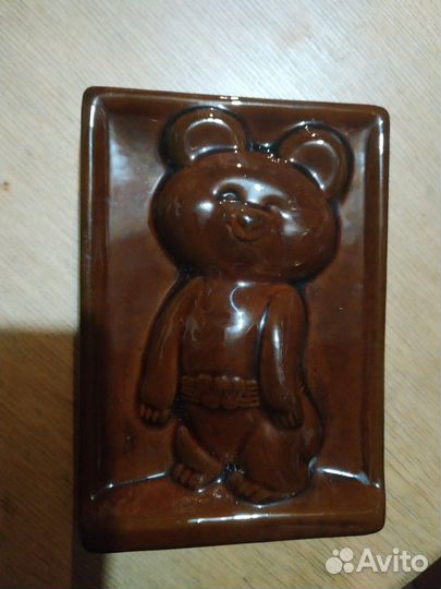 Олимпийский мишка, плакетка