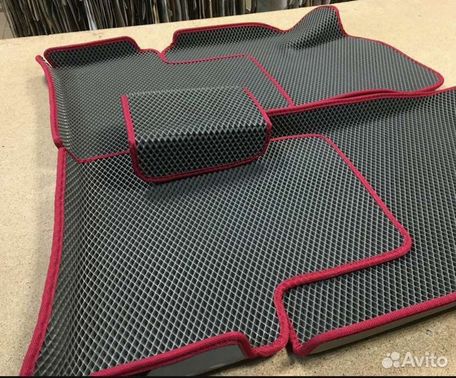 Ева коврики 3D с бортами, без разреза в Самаре