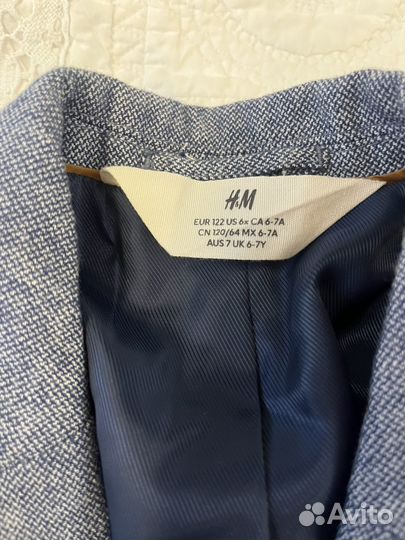 Пиджак детский H&M 122 6-7 лет