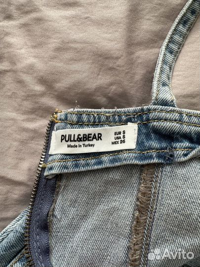 Джинсовое платье pull&bear