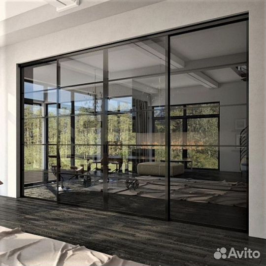 Межкомнатные перегородки из стекла