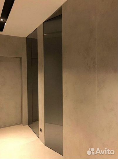 Межкомнатные скрытые двери с отделкой