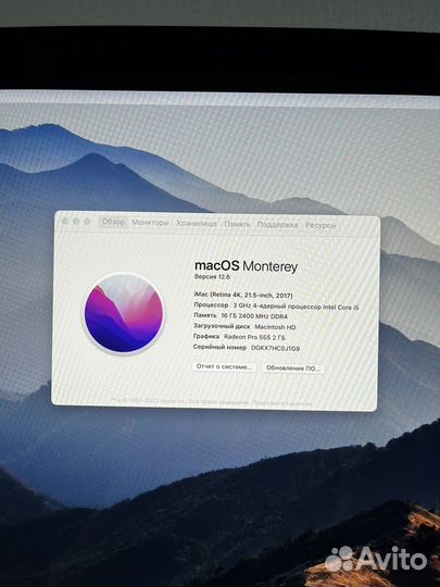 Apple iMac 21,5 2017 (Retina, 4k)